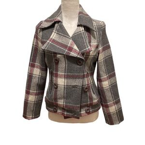 WET Seal Double Breasted Wool Blend Pea Coat